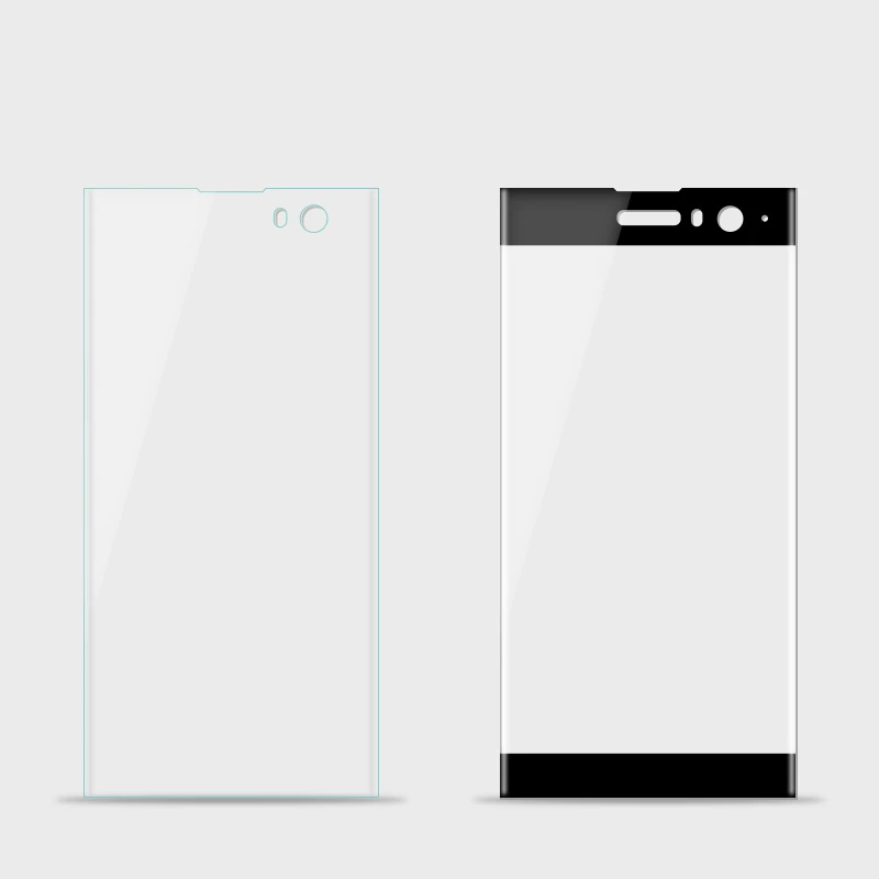 100 шт./лот изогнутое закаленное 3d стекло для Sony Xperia XA2 полноэкранная Защитная