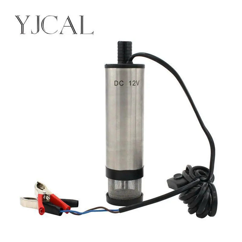 Car Electric Submersible Pump Diameter 51MM DC 12V 24V Motor Suction