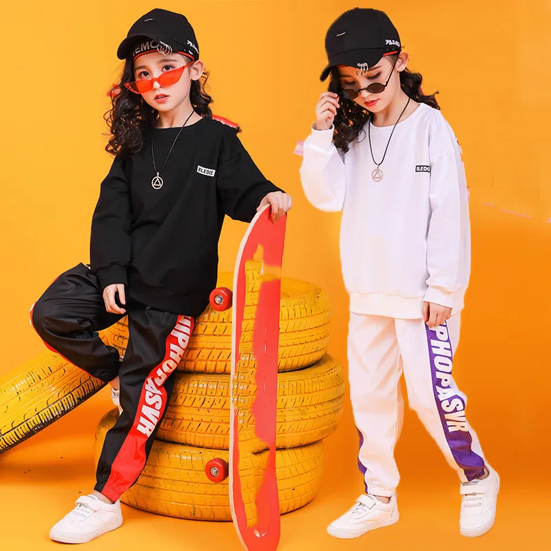 Baby boy Girl summer clothes set 2019 8 10 12 14 16 18years dance costume kids hip hop kids toddler girl fashion clothes outfit (8)
