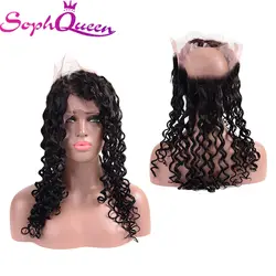 Soph queen 360 синтетические волосы на кружеве al парик глубокая волна бразильский Remy синтетические волосы на кружеве человеческие волосы