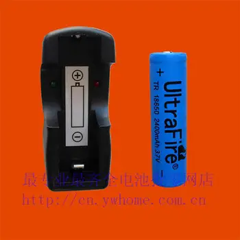 

1 x 18650 Li-ion 3.7V 2400mAh battey + Travel Charger