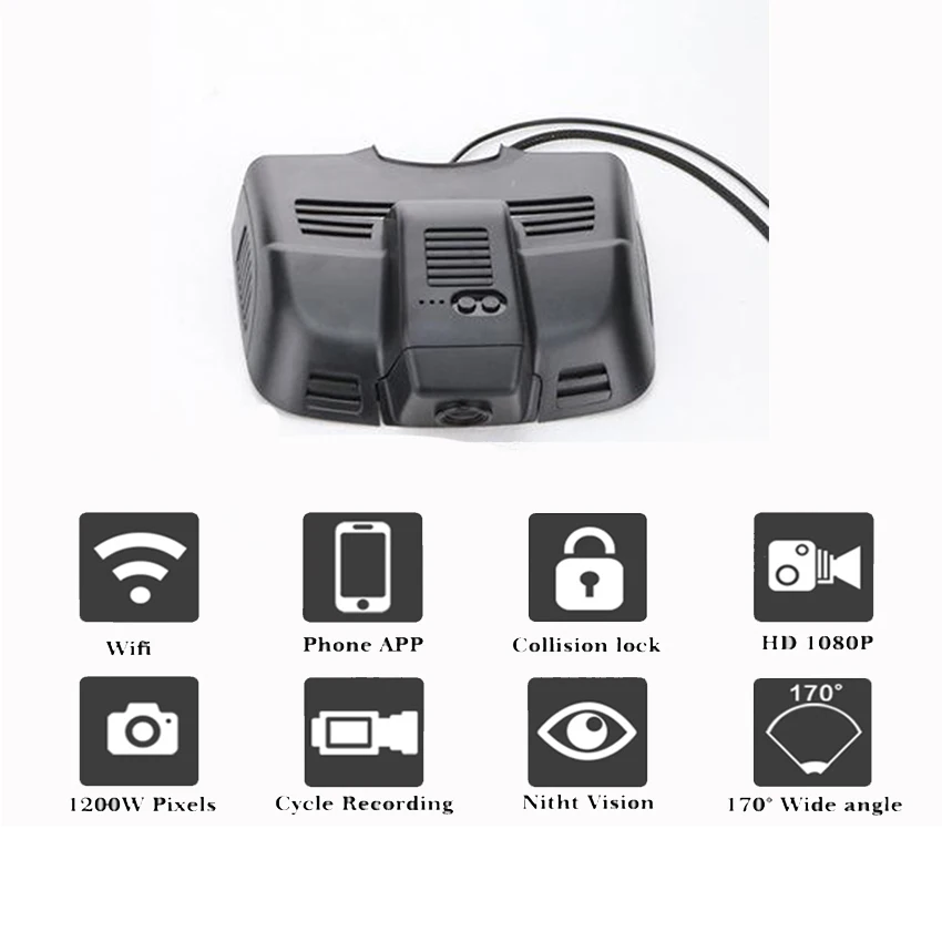 Liislee Car DVR Wifi Video Recorder Dash Cam Camera for Mercedes Benz E MB W213 W212 E63 E250 C207 A207 E300 E400 E450 2009~2019 1521