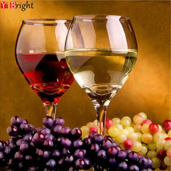 

DIY Diamond Painting picture Full Cross stitch kits Icons Diamond Embroidery Wine Glass Mosaic pattern Needlework XY1