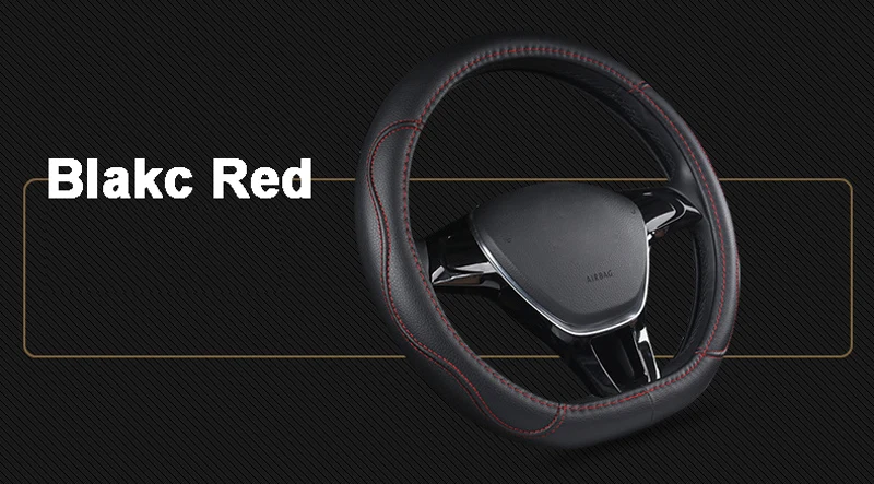 9 Car Steering Wheel Cover D Shape