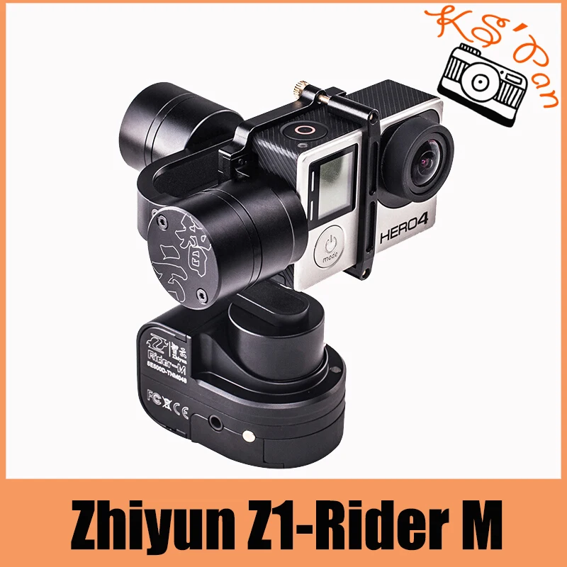 Fotopal Zhiyun Z1-Rider M WG переносная 3-осевая бескамерный Камера карданный стабилизатор для экшн-камеры Gopro с приложением Дистанционное Управление