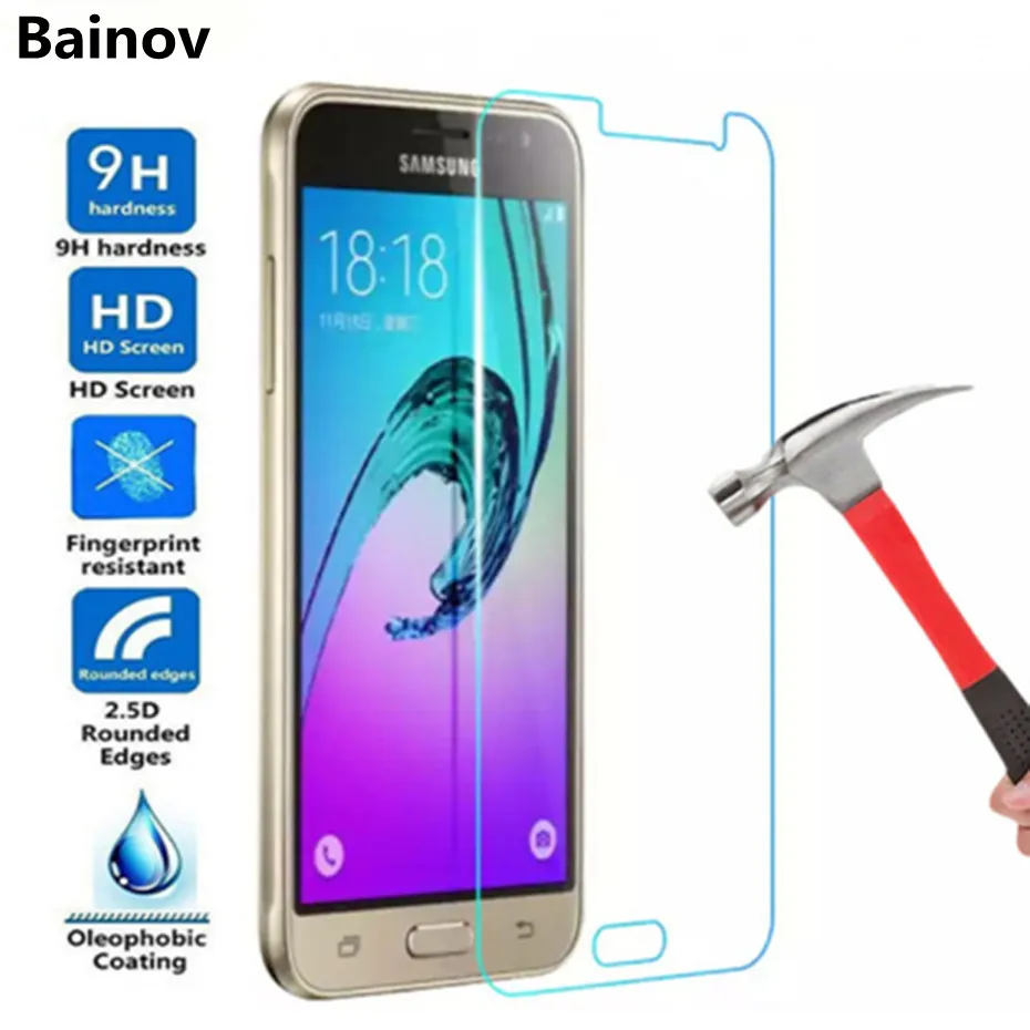 

9h protective glass for Samsung J5 2016 screen protector On The samsung galaxy j3 2016 j7 2016 protective glass film