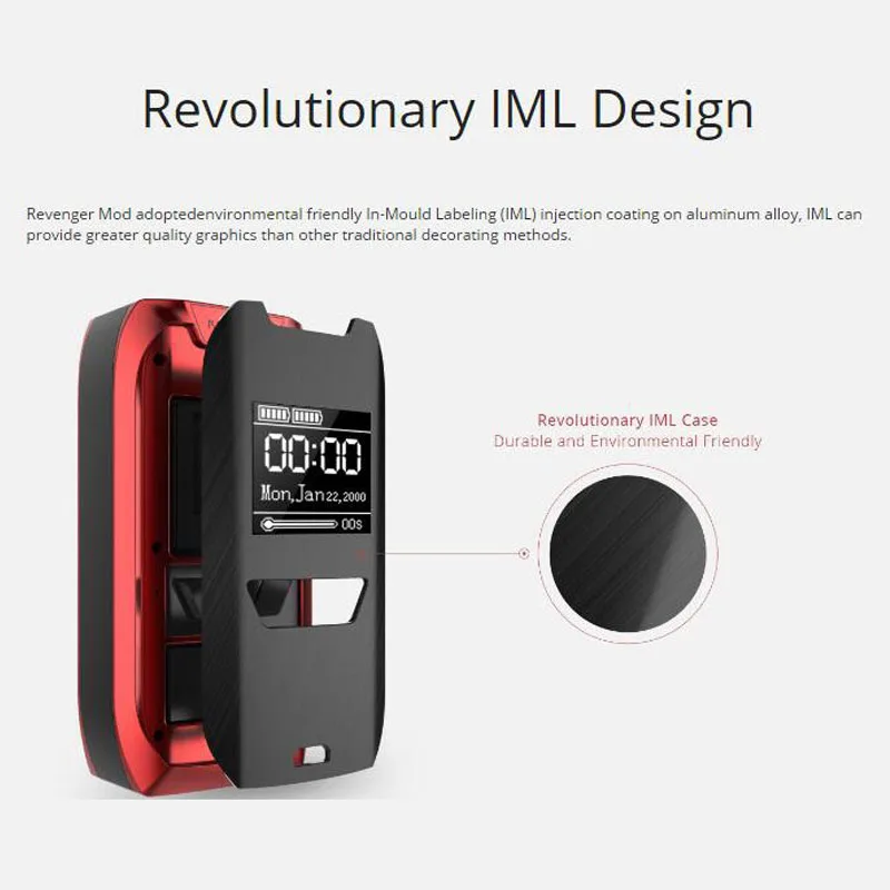 Vaporesso Revenger Mini 0 96 &quotOLED Kit с 85 Вт 2500 мАч NRG SE 3 5 мл баком GT4 Core Coil Head Blue|oled kit|mini kitvaporesso coil