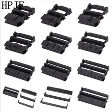 10 шт./набор, FC-6/8/10/14/16/20/26/30/34/40/50 P IDC 2x3/4/5/7/8/10/13 /15/17/20/25 Pin Dual Row шаг 2,54 мм разъем IDC кабель Разъем