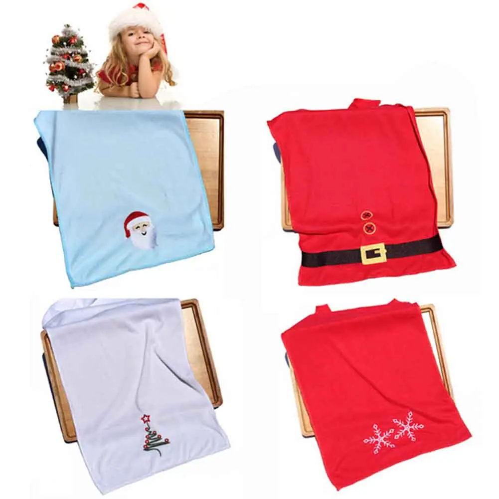 Рождественское полотенце, салфетки, предметы домашнего обихода, рождественские подарки, многофункциональные полотенца из микрофибры