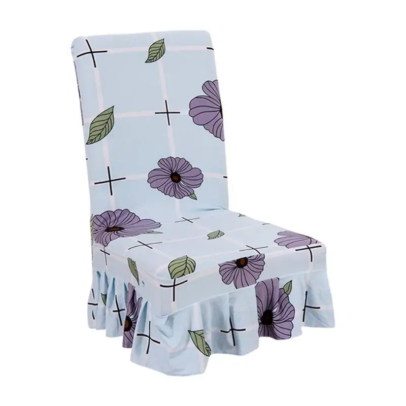 Эластичный Чехол для стула с принтом современный обеденный стул чехлы для сидений ресторан для свадеб банкета складной чехол на отельные стулья