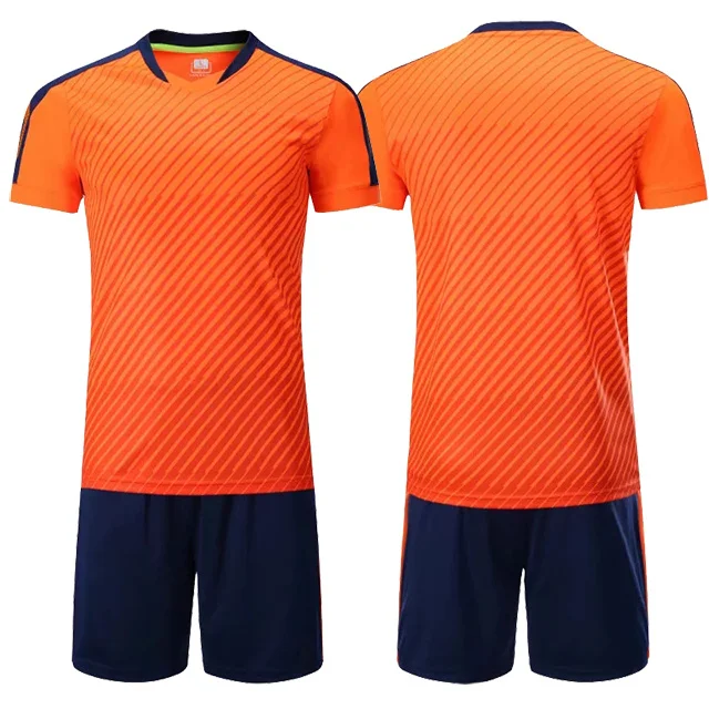 orange Футбольные майки для взрослых camisa de futebol персонализированные майки survetement футбольные наборы для мужчин DIY Футбольная Униформа для тренировок - Цвет: orange