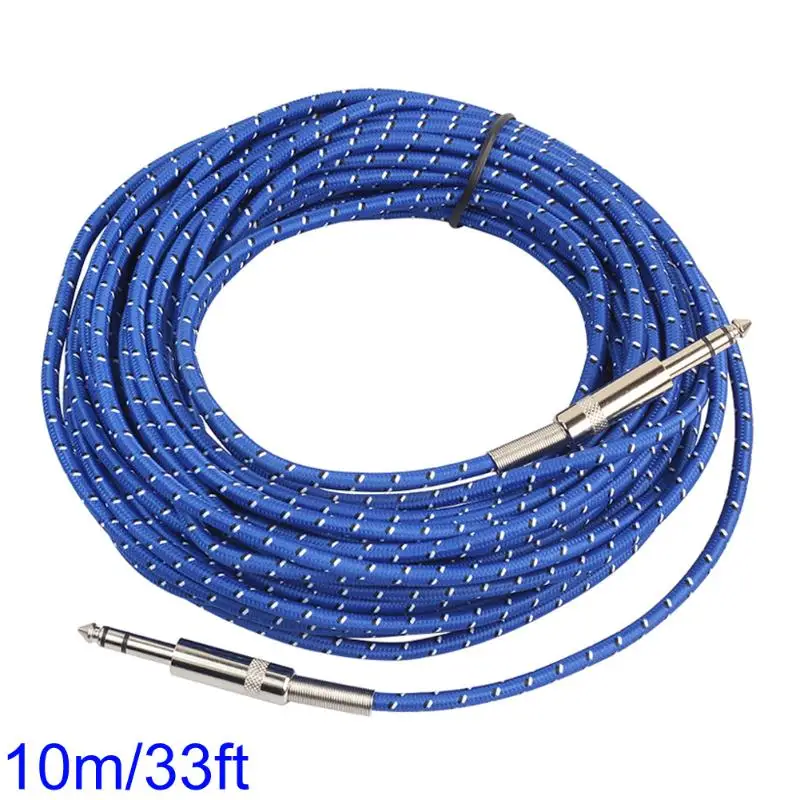 

6.35mm Male to Male Gold Plated Audio Cable Stereo Dual Channel Electric Guitar Mixer Audio Microphone Connected Line Features: