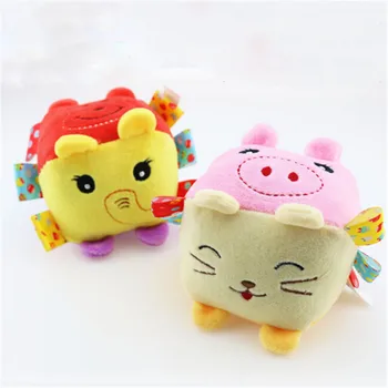 

Soft Cube Rattle Mobiles Baby Toys Color Number Recognize Kids Learning Educational Crib Toy