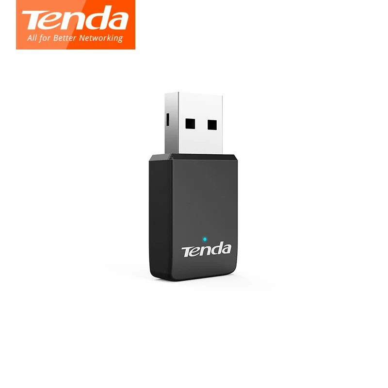 Tenda U9 Wifi адаптер AC650Mbps Dual Band автоматической установки USB адаптер 802.11ac сетевая карта ethernet Wi-Fi приемник