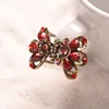 Muylinda Vintage Flower Hair Claw Rhinestone Hair Clip Hairpin Antique Bronze Small Hair Claws Hair Accessories ► Photo 3/6