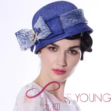 Sommer Damen Frauen Kleid Sinamay Derby Kirche Hochzeit Cocktail Abendgesellschaft Vintage Sonnekappe Französisch Stil Fedora Visiere Berets