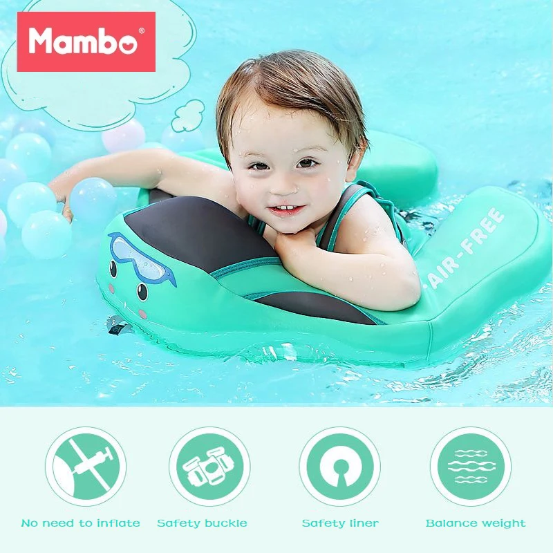 Mambobaby твердый не надувной безопасный аксессуар детский плавательный круг