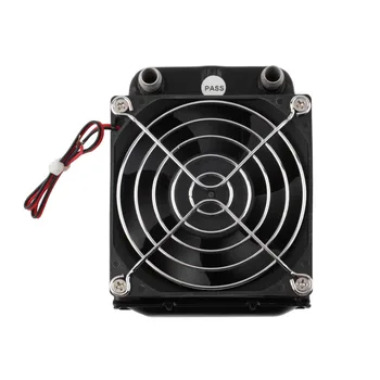 

Aluminum 80mm Water Cooling cooled Row Heat Exchanger Radiator+Fan for CPU PC