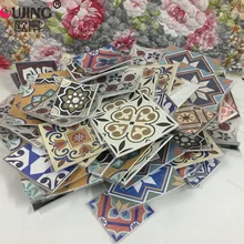 12 шт./компл. 8/12/15 см в европейском стиле Стиль пол Плитки Диагональ наклейки на стену Ванная комната Кухня линия талии арт настенная плитка виниловые наклейки на стены