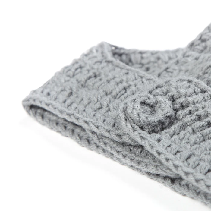 Gray Leopard Infant Baby Boy Hat and Diaper Set Photography Props Crochet Baby Animal Costume Halloween Outfit Newborn Clothing