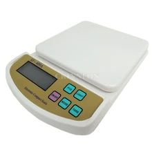 DHL, 50 шт в наборе, кухонные приборы цифровой кухонные весы для пищевых продуктов баланс кухни взвешивания здоровый весы 10000 г 1 10 кг/1 г SF-400A