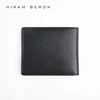 Hiram Beron Leather Wallet Men RFID Blocking Customized Holder Cow Leather Wallet Credit Card Genuine Wallet Men Gift 4