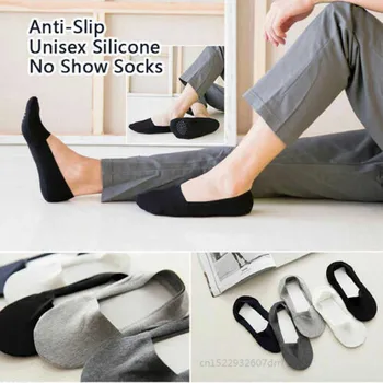 

5 Pairs Anti-Slip Unisex Silicone No Show Socks(5 Pairs Set)