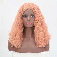 JOY& beauty, 9 цветов, синтетический короткий волнистый парик на кружеве, жаропрочные волокна, волосы мечты, волосы для женщин, парик 14 дюймов