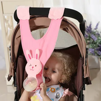 

Baby Soft Stroller Bottle Holder Feeding Cloths Fixing Bracket Infant Nursing Feeding Support Baby Cart Accessories Adjustable