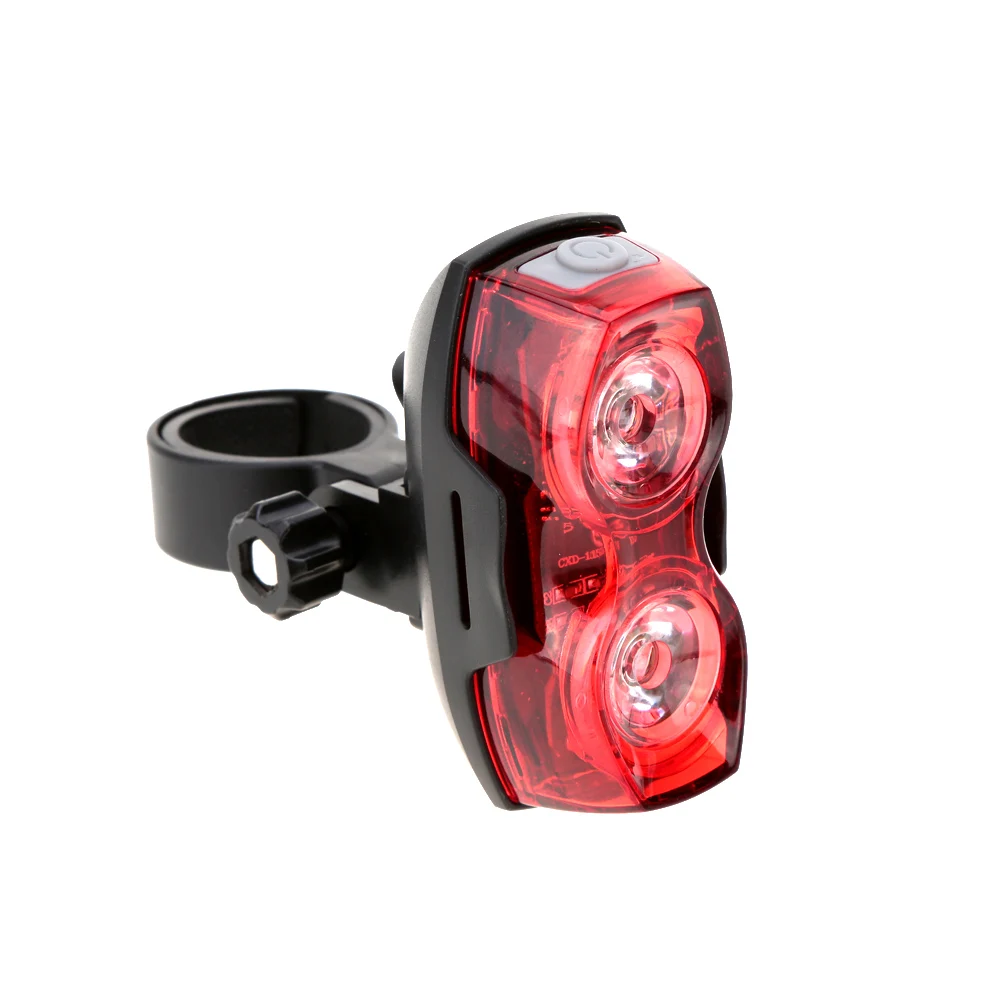 Excellent 1PC New Cycling 2 LED Flashing Light Lamp Safety Back Rear Tail Light Road Bike Mountain Bicycle Warning Light Of Bicycle Tool 2