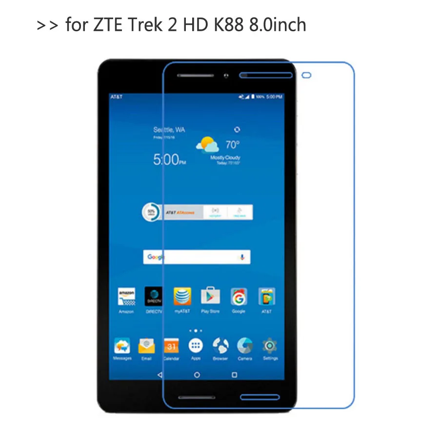 Прозрачный мягкий ультра тонкий экран протекторы для zte Trek 2 HD K88 8,0 дюймов планшет защитная пленка