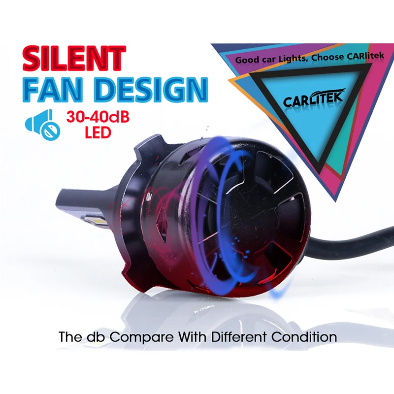 CARLitek h11 led 6000 k противотуманная фара передняя Светодиодная лампа фары автомобиля h