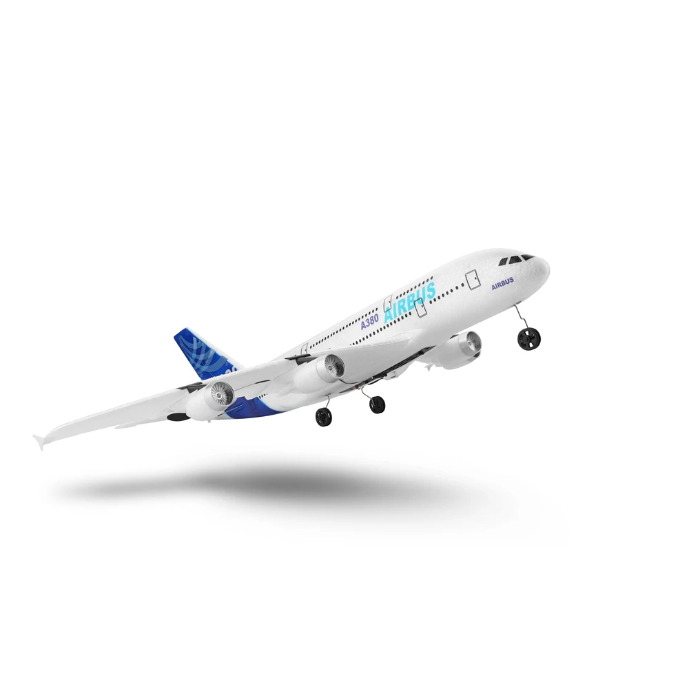 WLTOYS A120-A380 Airbus 510 мм размах крыльев 2,4 ГГц 3CH RC самолет с фиксированным крылом RTF с режимом 2 пульта дистанционного управления масштаб Aeromodelling