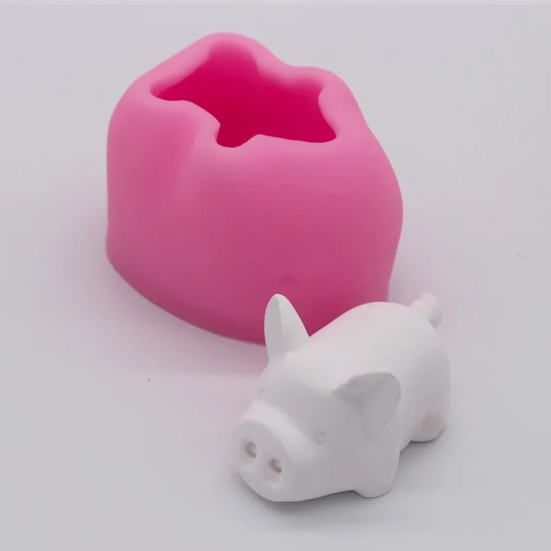 

3D Piggy Silicone Mold Fondant Cake Mold Chocolate Fudge Cake Tool Baking Tools A090