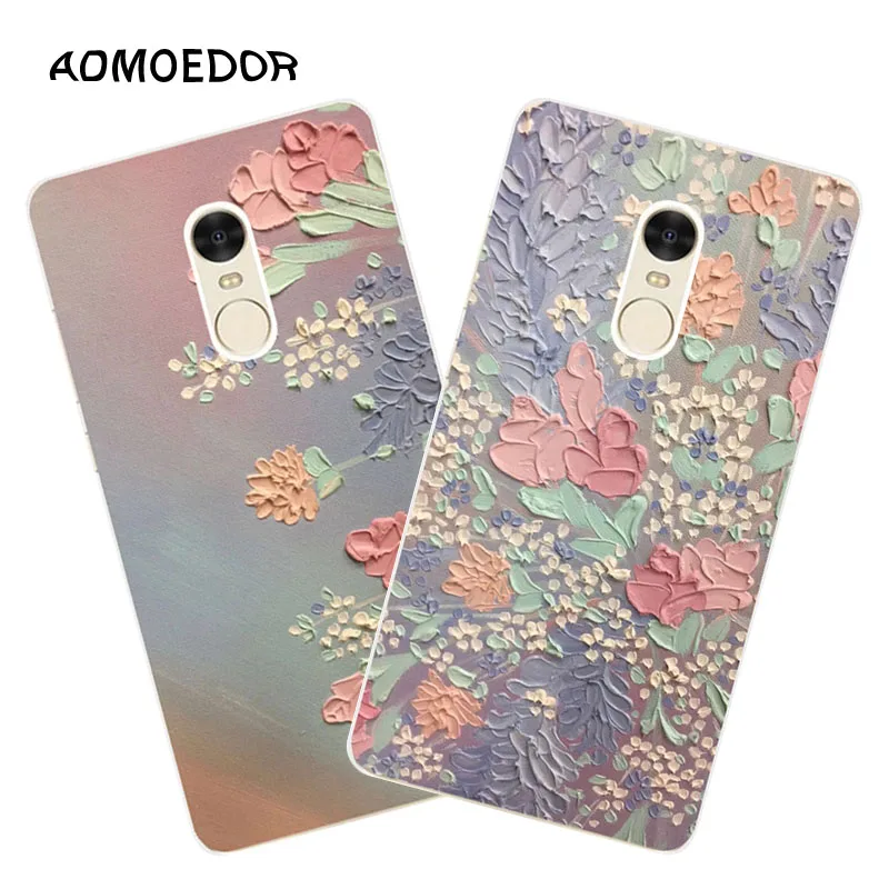 Xiaomi redmi note 4x Case Silicon Graffiti 3D relief Painting Soft tpu Back Cover for 4 Phone protect Bags shell |