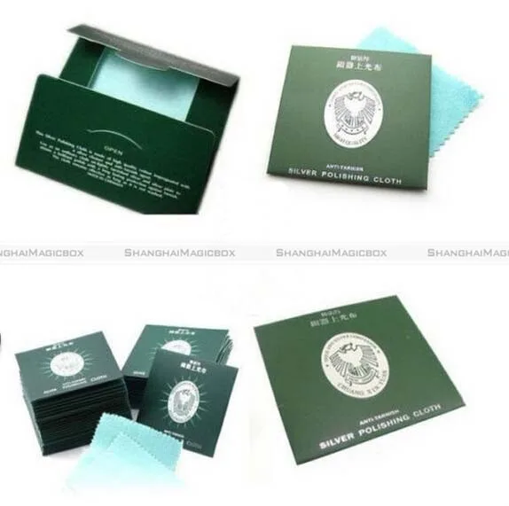 Shanghaimagicbox 10pcs Anti Tarnish Silver Polishing Cloth