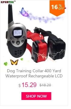 300 м перезаряжаемый и водонепроницаемый ошейник для собак тренировочный ошейник с подсветкой ЖК-дисплей H183DR 20 шт./партия