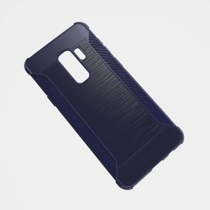 dark blue Бренд gligle стиль антидетонационных силиконовый чехол Мягкий ТПУ для Samsung Galaxy S9 Защитный чехол Shell - Цвет: dark blue