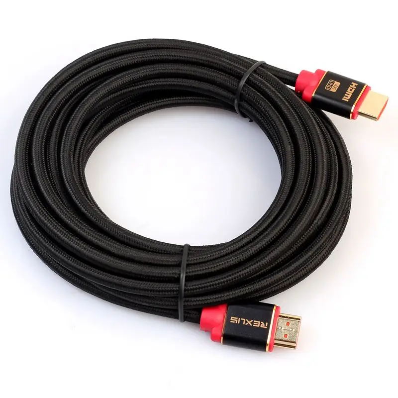 

REXLIS HDMI 2.0 HDMI to HDMI Cable 4 K HDMI to 3D Adapter for PS3 Projector HD LCD Apple TV Computer