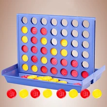 Соединяющиеся 4 игры складные монтессоро Обучающие детские математические игрушки для детей линейные ряд доска забавные игры Обучающие игрушки