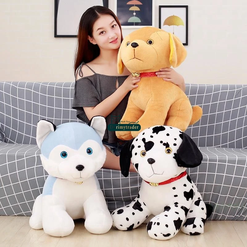 Dorimytrader Pop Lovely Soft Animal Dog Plush Doll Big Stuffed Cartoon Husky Toy Pillow for Kids Gift Decoration 20inch 50cm DY50041 (16)