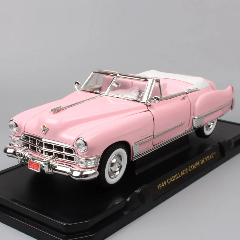 1:18 большой масштаб классический старый роскошный 1949 CADILLAC COUPE DE VILLE конвертируемый DEVILLE Diecasts транспортные средства и автомобильные игрушки модель реплики