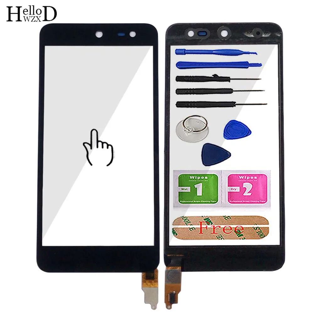 5'' Touch Screen For Micromax Canvas Juice 3 Q392 Touch Screen Digitizer Panel Front Glass TouchScreen Lens Sensor Mobile Tools