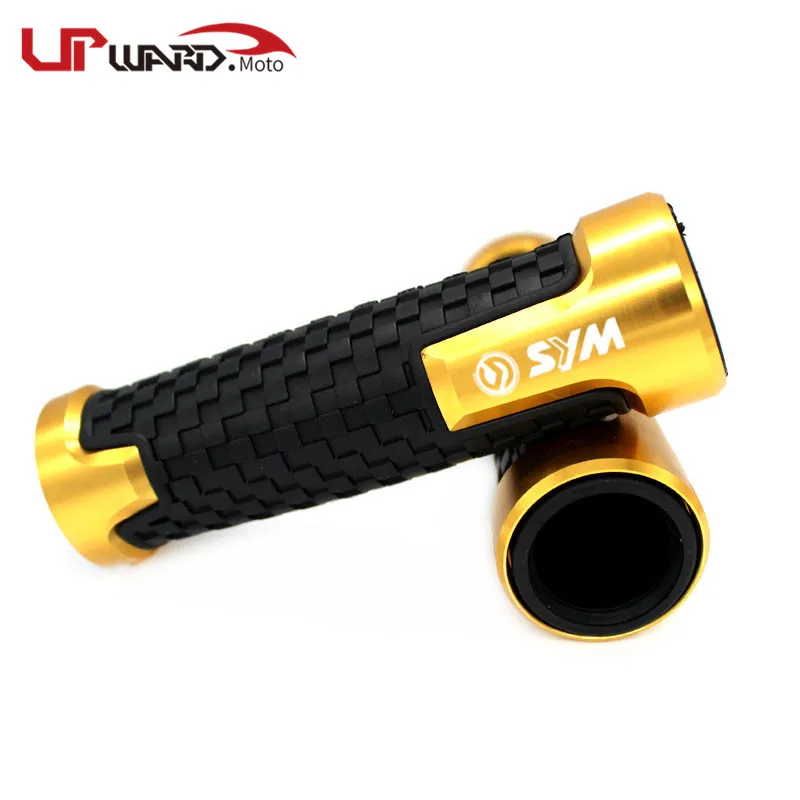 For SYM MAXSYM 400 MAXSYM 600 MAXSYM400/600 GR150 Motorcycle Accessories 22mm 7/8'' Handlebar Grips Handle Grip Handle bar - Цвет: Gold