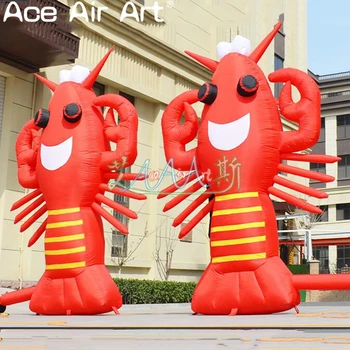 

2m inflatable crayfish cartoon,inflatable small lobster for event decoration