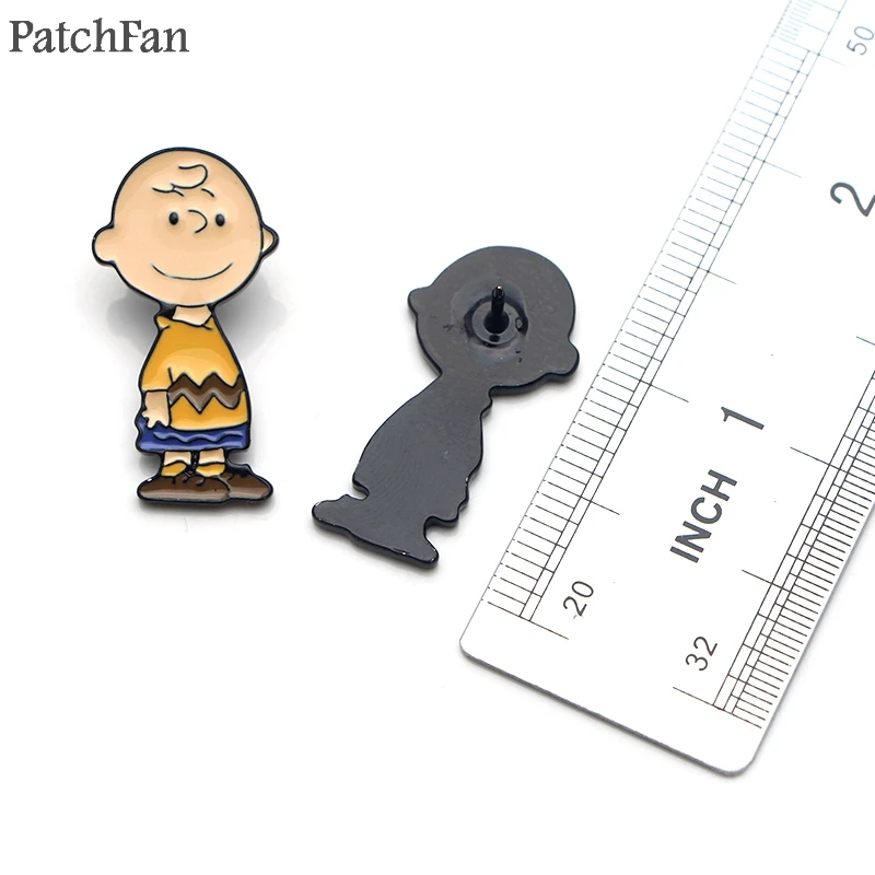 Patchfan собаки мультфильм цинкового сплава шпильки значки para рубашка сумка Одежда Кепка рюкзак броши для обуви Значки украшения A1834