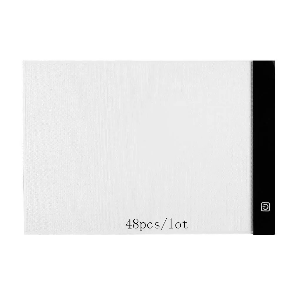 48pcs Three-level Dimming A4 LED Light Drawing Tablet Pads Tracing Board Copy Diamond Embroidery Diamond Painting Cross Stitch 48pcs Three-level Dimming A4 LED Light Drawing Tablet Pads Tracing Board Copy Diamond Embroidery Diamond Painting Cross Stitch