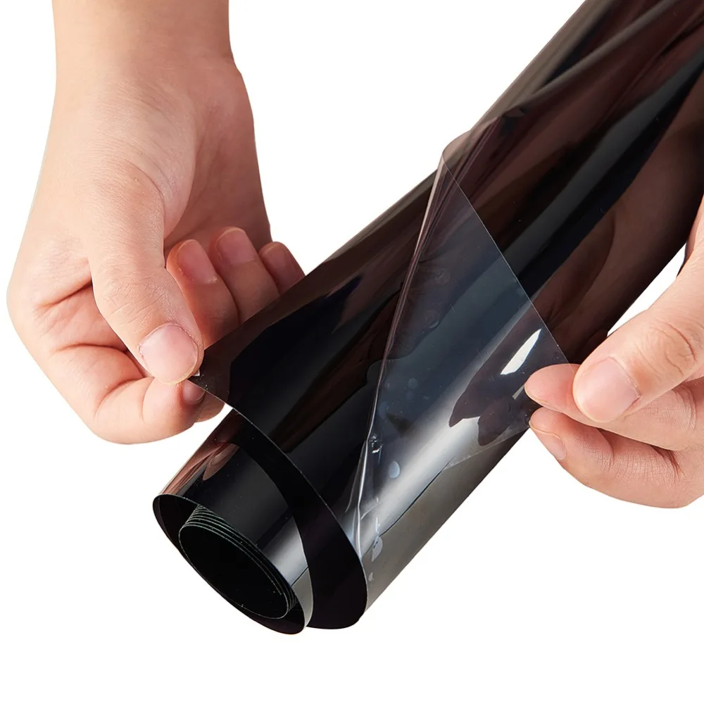 Dark Black Window Tint Film 0.5X3m Heat Insulation Membrane Car Stickers Explosion-proof Automobile Solar | Автомобили и