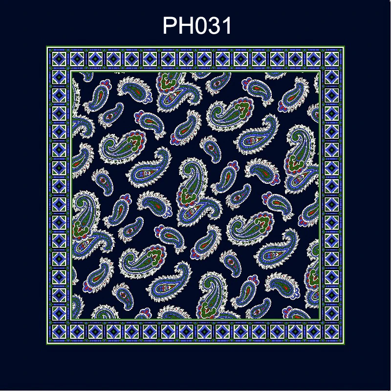 Портной Смит Роскошные 33X33 см большой платок Пейсли Цветочный горошек карманные квадраты из микрофибры трафаретной печати мужские носовые платки