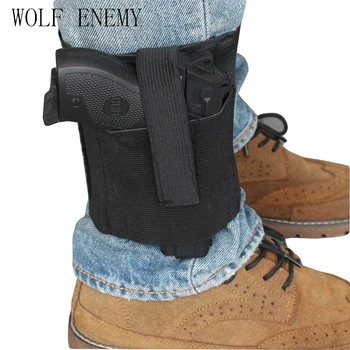 

Concealed Universal Black Carry Ankle Leg Pistol Gun Holster LCP LC9 PF9 Small for sig 223 SCCY 9mm